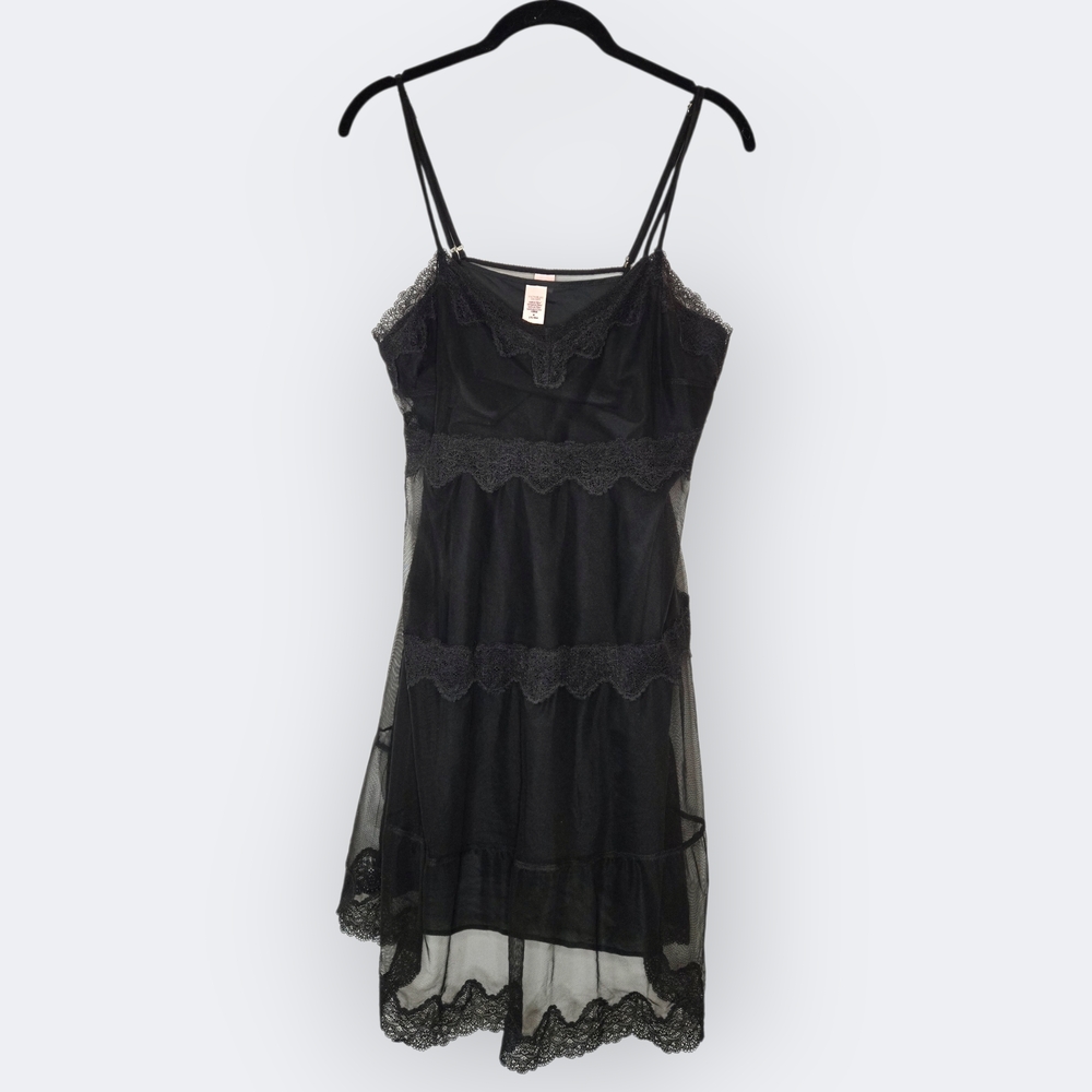 Victorias Secret Black Lace Slip Dress 🖤